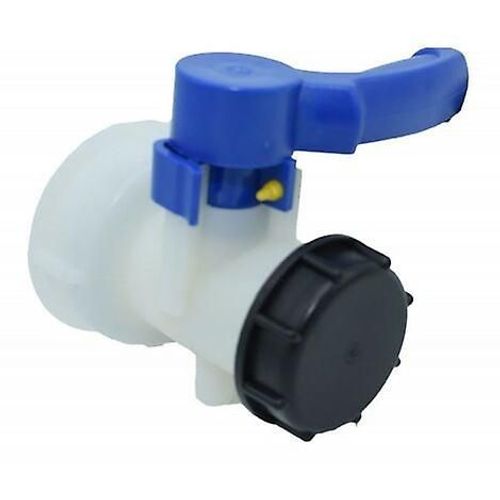 Vanne pour cuve IBC 1000 litres 2" / 62 mm Vanne papillon plastique intégrée DN40 (62 mm)