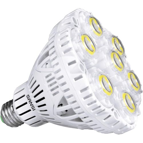 Tianyi-Ampoule Led E27 40w 5000k Blanc Froid, Ampoule Incandescente 350w Équivalent, Ampoule Led Puissante 5500lm Non-Dimmable Pour Garage Entrepôt Sous-Sol Magasin (Angle De Rotation 120°)