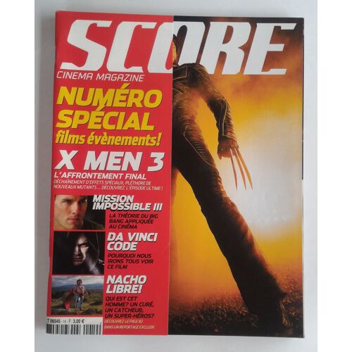 Score N° 19 - Cinema Magazine - Numéro Spécial : Films Évènements