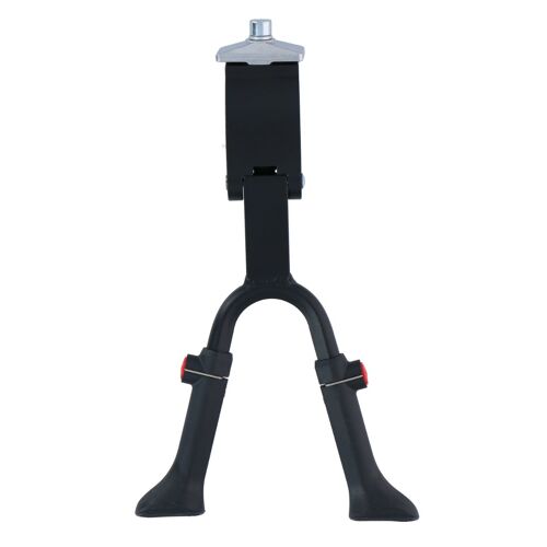 Bicycle Gear Support Vélo Double 24''-28'' Longueur Réglable Vélos de Ville et de Route Porte Vélo Max 30 kg Aluminium Noir