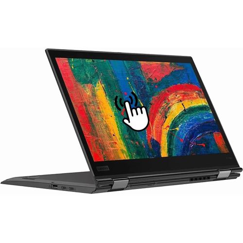 ChenQuanSarl-Thinkpad X1 Yoga (Gen 3) Ordinateur Portable 2 En 1, Écran Tactile Fhd 14"", Intel Core I5-8350U 1,9 Ghz, 8 Go De Ram, Ssd 256 Go, Clavier Américain, Webcam, Windows 10 Pro, Reconditionné