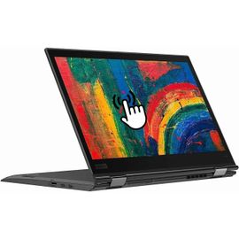 ChenQuanSarl-Thinkpad X1 Yoga (Gen 3) Ordinateur Portable 2 En 1, Écran Tactile Fhd 14"", Intel Core I5-8350U 1,9 Ghz, 8 Go De Ram, Ssd 256 Go, Clavier Américain, Webcam, Windows 10 Pro, Reconditionné