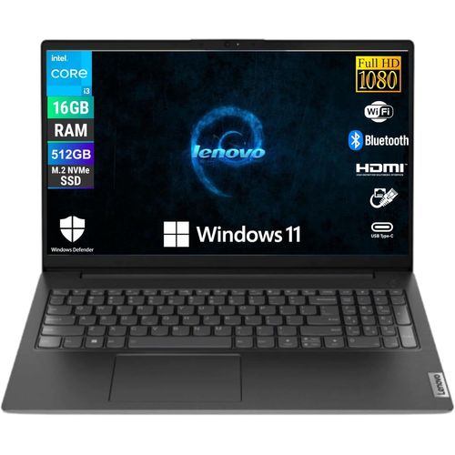 ChenQuanSarl-Ordinateur Portable Pc Portable, Écran 15,6"" Full Hd, Intel I3-1315U 6 Core 3,3 Ghz, Ram 16 Go Ddr4, 512 Go Ssd Nvme, Win 11 Pro