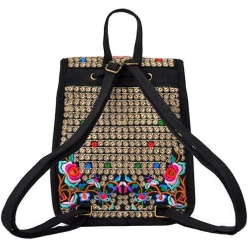 Sacs Filles Canevas Toile Sacoche Cartable Style,Mini Brodé Sacs Portable