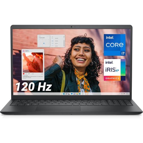 ChenQuanSarl-Inspiron 15 (3530) Ordinateur Portable 15,6 Écran Fhd 120 Hz, Intel Core I7-1355U, 16 Go Ram, 512 Go Ssd, Intel Iris Xe Graphics, Windows 11 Home, Clavier Azerty - Noir Carbone