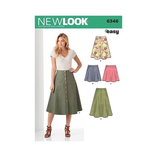 Patron New Look 6346 Jupe