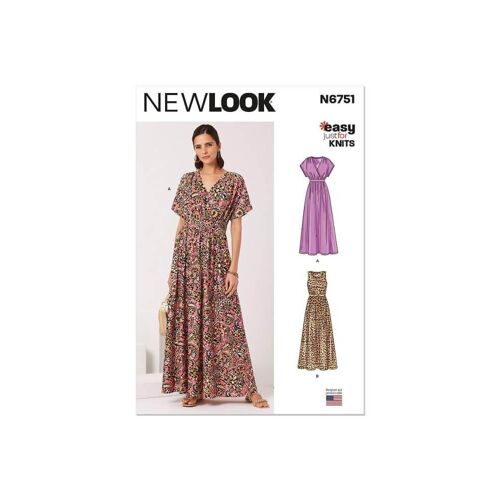 Patron New Look 6751 - Robe Pull Du 38 Au 50 (Fr)