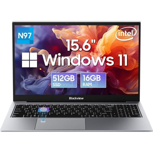 ChenQuanSarl-Ordinateur Portable Acebook 8 15.6"" 16Go Ram +512Go Rom Ssd (Jusqu'À 3,6 Ghz), Win 11 Ddr4 1920 * 1080 Pc Portable, 2.4G+5G Wifi, Usb 3.0×2, Hdmi 2.0, Clavier Qwerty, Type C Laptop