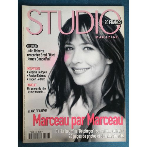 Studio Magazine - N° 166 - Avril 2001 - Sophie Marceau