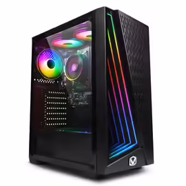 Vibox PC Gamer - Ryzen 3 3200G 4,0 GHz - Carte graphique intégrée Radeon Vega 8 - 8 Go RAM - 480 Go SSD - Linux - WiFi