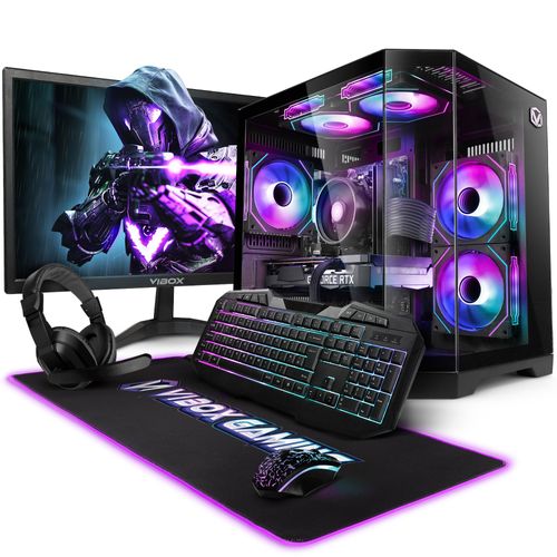 Vibox PC Gamer Complet - Ryzen 5 5500 4,2 GHz - RTX 3050 16 Go - 16 Go RAM - 1 To NVMe - Windows 11 - WiFi