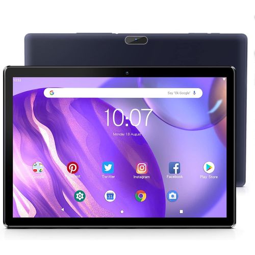 Tablette Android Wifi Android 13,64Gb Rom,Extensible À 512Gb,Processeur Quad Core,Ecran Hd Ips,Batterie 5000Mah,Double Caméra,Bluetooth,Tablette (Noir)