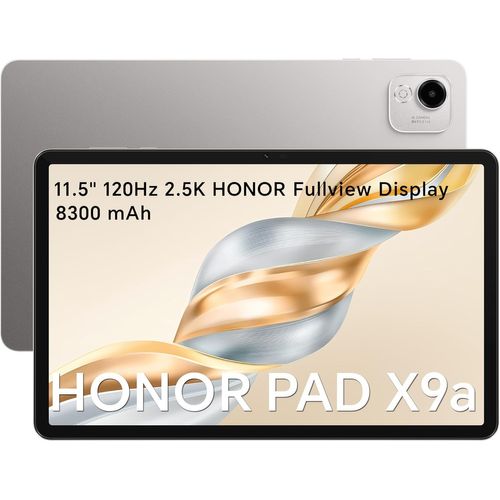 ChenQuanSarl-Pad X9A Tablette Tactile, 11,5 Pouces 120Hz 2.5K Fullview Display 6Gb/128Gb Wifi 8300Mah Batteria, Qualcomm 6Nm Snapdragon 685, 4 Haut-Parleurs, Android 15, Magicos 9.0, Gray