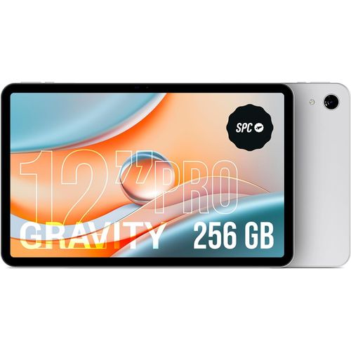 lbgwp60-Pro - Tablette 12 Pouces Avec Écran Matte View Anti-Reflets Fhd | 256 Gb Extensibles, 6 Gb Ram | Connexion 4G, Octa-Core Et Android 14 | Charge Rapide 18W | Couleur Lunar Mist