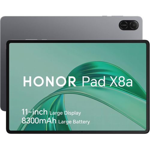 ChenQuanSarl-Pad X8A Tablette 4 Go+128 Go,Batterie 8300Mah,Tablette Wi-Fi Écran 11 Pouces 90Hz Avec Protection,4 Haut-Parleurs, Corps En Métal,Qualcomm Sd 680,Android 14,Gris
