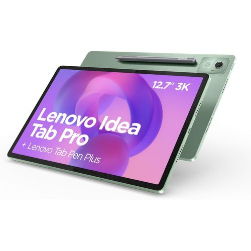 ChenQuanSarl-Idea Tab Pro - Tablette Tactile, Ia Intégrée 12.7'' 3K, 144Hz (Mediatek Dimensity 8300, 8Coeurs, Ram 8Go, Ufs 4.0 128Go, Android 14, Wifi6E + Bluetooth) Tab Pen Plus - Vert
