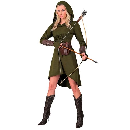 Robe Gothique Médiévale Verte Femme - Taille: L