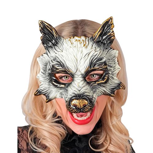 Masque De Loup À Dorures Adulte