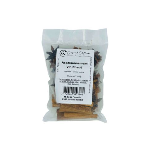Epices Vin Chaud - Sachet 100g