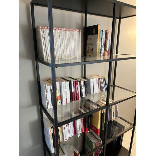 Je Vends Trois Étagères Ikea Vittsjö 100x175 Brun Noir Et Verre, Non Déballées