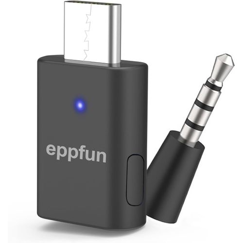 Usb-C Bluetooth Audio Dongle, Key Bluetooth Adapter For Pc Ps5, With Separate Microphone, Aptx-Adaptive Wireless Audio Transmitter To Connect Earphone/Speaker (Audio Only)