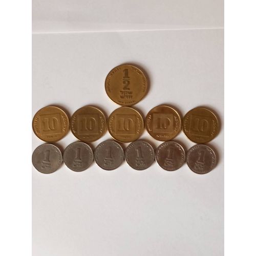 Lot De 12 Pièces Israël