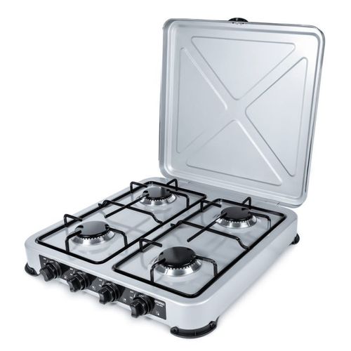 Cuisinière à gaz PROMIS KG400 SILVER SANS RÉDUCTEUR
