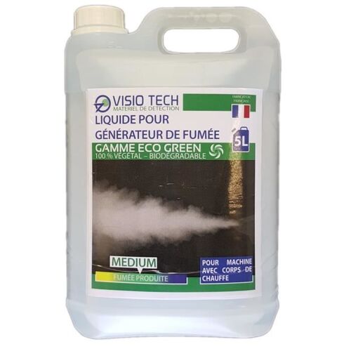 VISIO TECH - Liquide pour générateur de fumée - Medium 5L