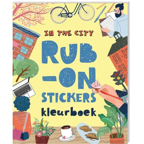 Rub-On-Stickers Kleurboeken - In The City
