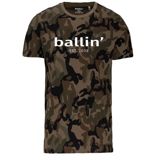 Ballin Est. 2013 Army Camouflage Shirt Vert