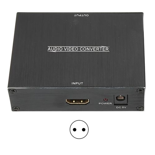 adaptateur convertisseur SPDIF optique aNQ-M615 vers VGa, interface multimedia HD avec audio 3,5 mm pour PC portable, prise TV HD UE