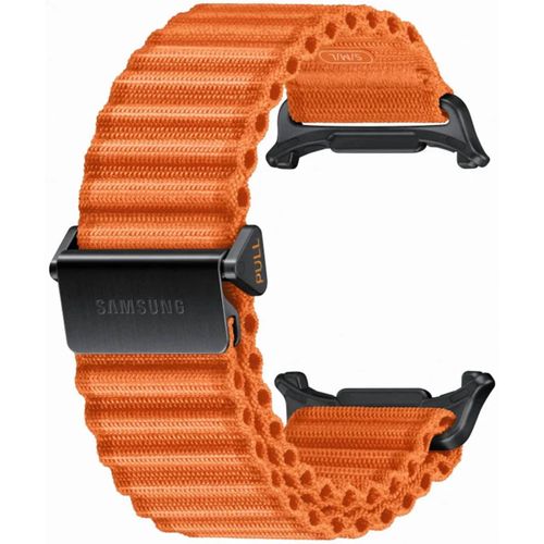 Samsung Et-Svl70 - Bracelet Pour Montre Intelligente - Design Sans Trous - Orange - Pour Galaxy Watch Ultra