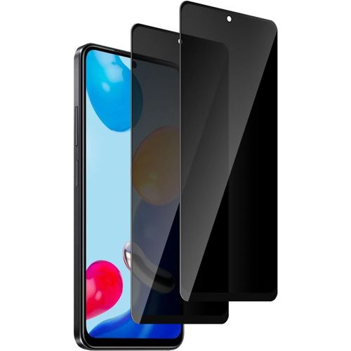 Film Protection Vie Privée Verre Trempé 9h Pour Xiaomi Redmi Note 11/11s (6,43"") / Poco M4 Pro 4g - Anti-Espion 2 Pièces, Anti-Rayures, Compatible 3d Touch & Face Id, Pose Sans Bulles