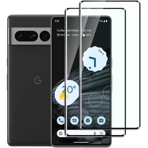 Lot De 2 Verres Trempés Pour Google Pixel 7 Pro ¿ Dureté 9h, Ultra Clair Hd 99,99%, 0,33 Mm Haute Sensibilité, Pose Facile Sans Bulles, Anti-Rayures