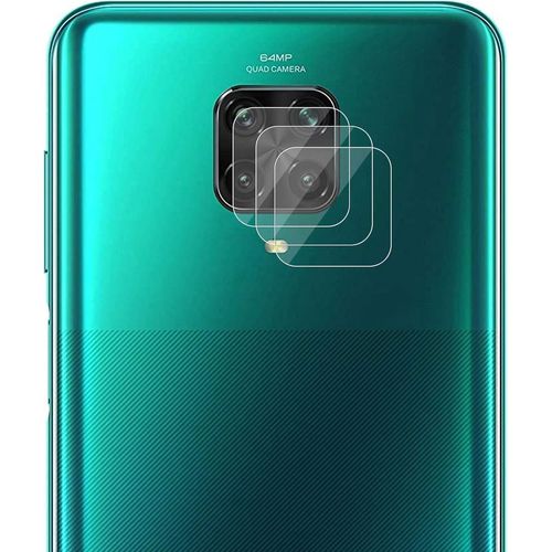 Lot De 3 Protection Lentille Caméra Xiaomi Redmi Note 9 Pro ¿ Verre Trempé 9h, Anti-Rayures, Haute Transparence, Anti-Traces, Installation Sans Bulles