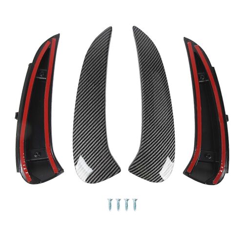 Paire De Garniture De Becquet D'aération Latérale De Pare-Chocs Arrière Gauche Droite De Remplacement Pour Benz W206 S206 C43 C63 Amg Line 2021 Et À Partir De Style En Fibre De Carbone