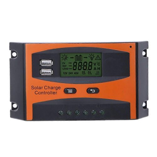 Contrôleur de charge solaire PWM Identification automatique Régulateur de panneau solaire 12/24V 20A