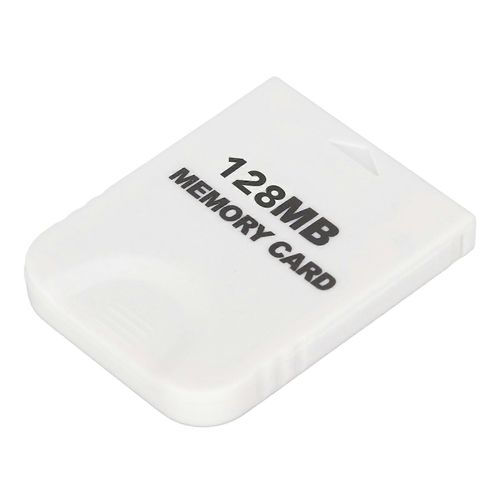 Pour Wii Carte Mémoire Haute Vitesse Plug And Play Blanc Carte Mémoire De Jeu Pour Accessoires De Console De Jeu 128mb (2043blocks)