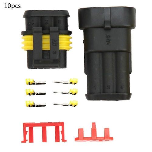 10 ensembles 1P 2P 3P AMP 1.5 mâle et femelle prise voiture connecteur étanche3P