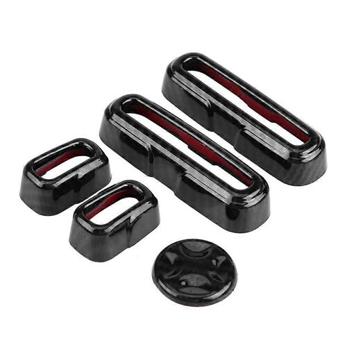 5 Pcs Fibre De Carbone Style Voiture Commande De Siège Électrique Interrupteur Garniture Pour Honda Crv 2017