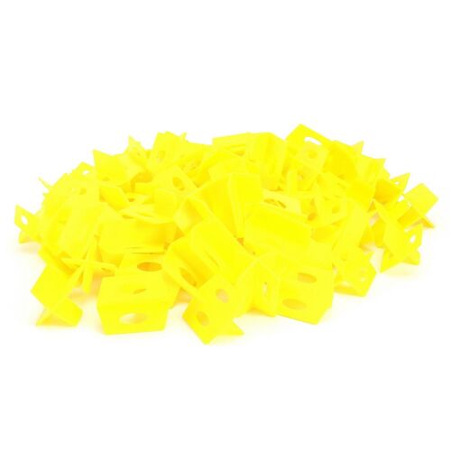 200Pcs DIY Tile Leveling System Kit Sol Mur Carreaux De Céramique Outils De Pavage Matériaux De Construction Jaune