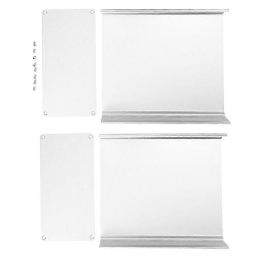 Boîte De Projet En Aluminium Argent Mat De Type Divisé Boîtier Électronique De Bricolage 80x160x180mm