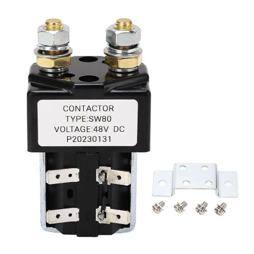 Relais De Contacteur Alliage Métallique Relais De Solénoïde De Démarreur Haute Performance Pour E ? Z? Go 100a 48v