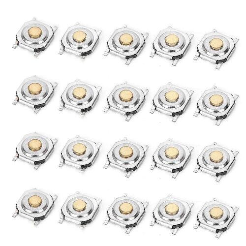 300Pcs Interrupteur à bouton-poussoir tactile Produit électronique Patch de contact léger 4 x 4 x 1,5 mm
