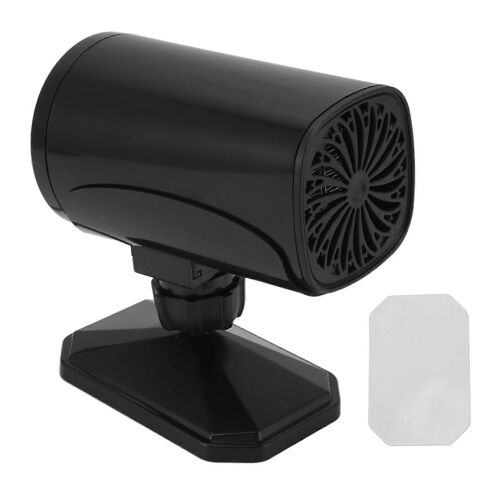 Chauffage de voiture 150W 2 modes de réchauffement Refroidissement Rotation à 360 degrés Dégivreur de voiture portable Désembueur 12V Noir