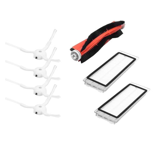 filtres Hepa + 4 brosses latérales + 1 brosse pour aspirateur robot Xiaomi Mi