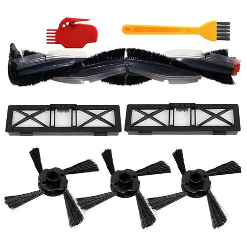Brosse combinée à lame et brosse à poils pour aspirateur Neato Botvac D3 D4 D5