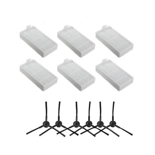 Lot de 12 filtres Hepa pour brosse latérale de robot balayeur Ilife V3 V5 X5 V5s