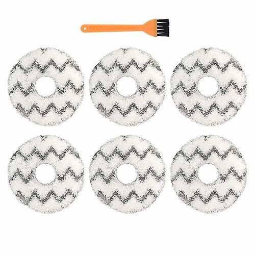 Lot de 7 lingettes lavables et chiffons de rechange pour aspirateur robot