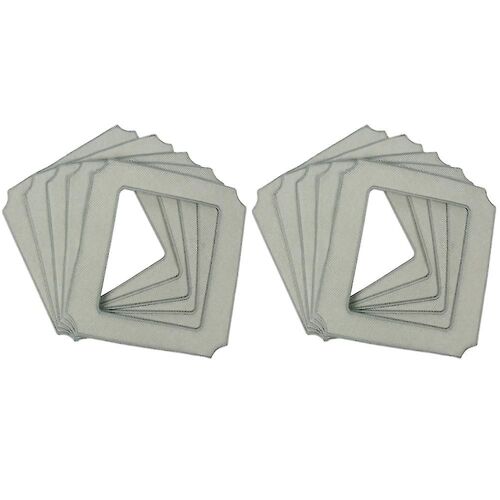 Lot de 10 chiffons en microfibre pour aspirateur robot Ecovacs Winbot 850 855